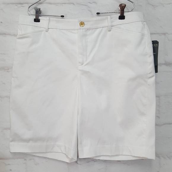 Lauren Ralph Lauren Pants - Ralph Lauren White Bermuda Short Sz 14